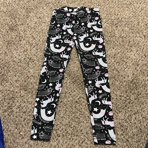 Wonder Nation Girl’s Unicorn Leggings Size 4/5 - Picture 2 of 3